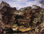 Joseph Anton Koch Swiss Landscape oil on canvas